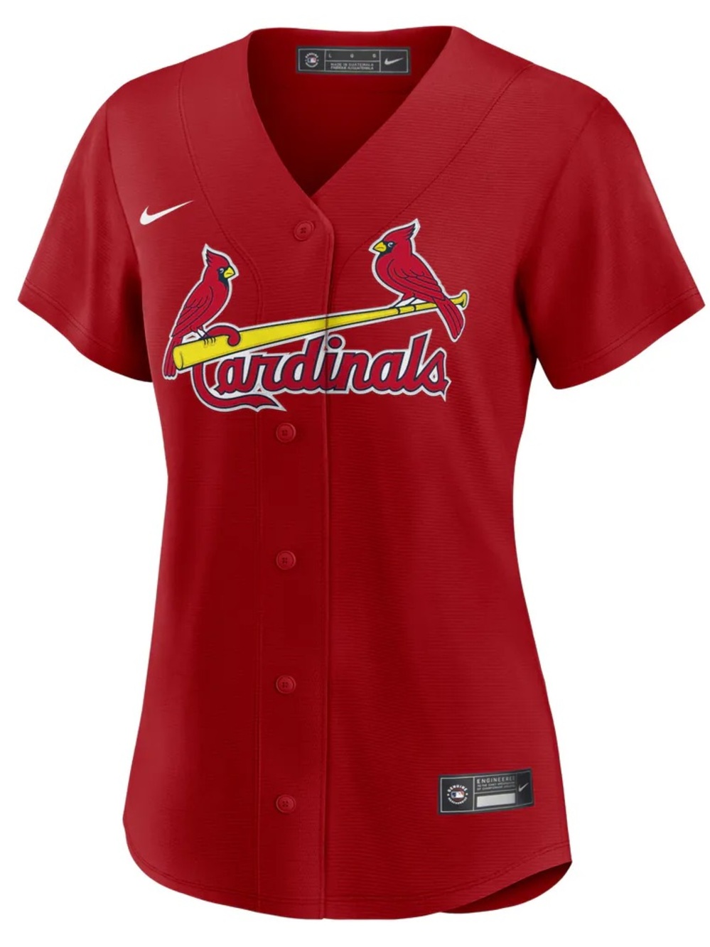 Nike Women's St. Louis Cardinals Red Yadier Molina Jersey